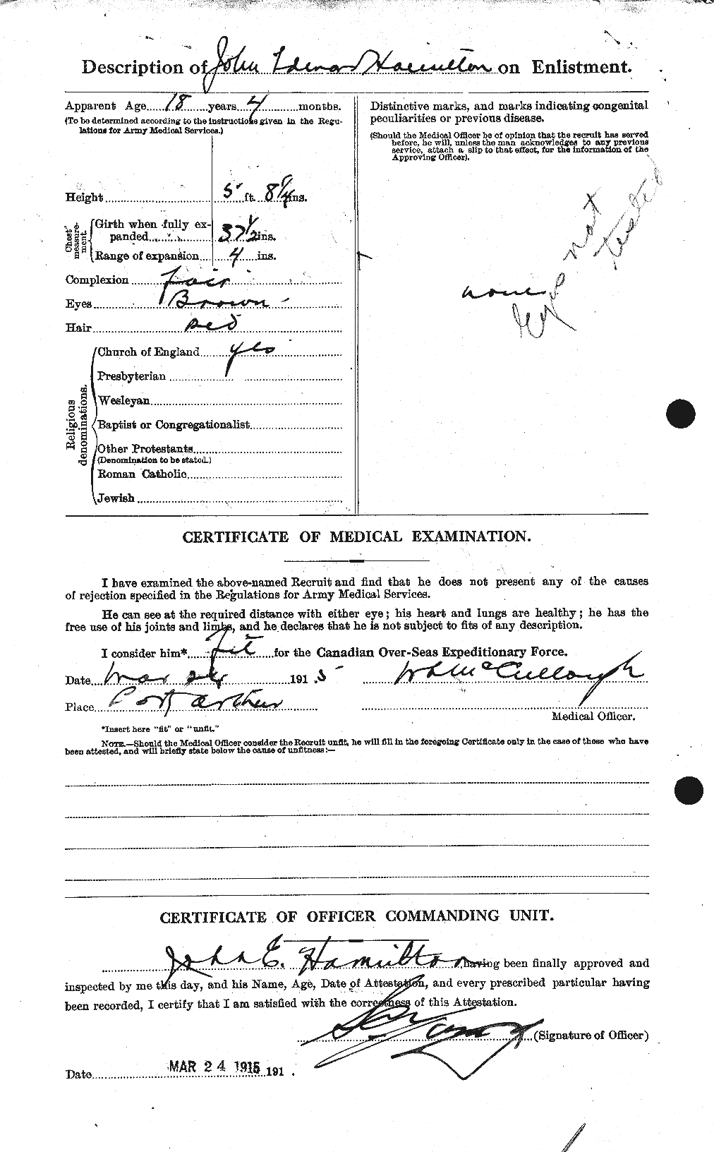 Personnel Records of the First World War - CEF 373081b