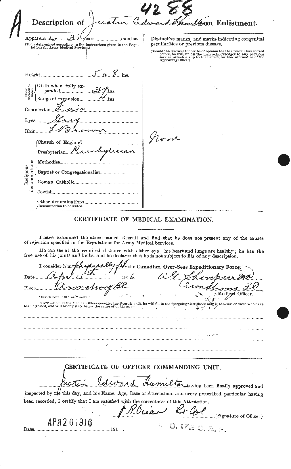Personnel Records of the First World War - CEF 373149b