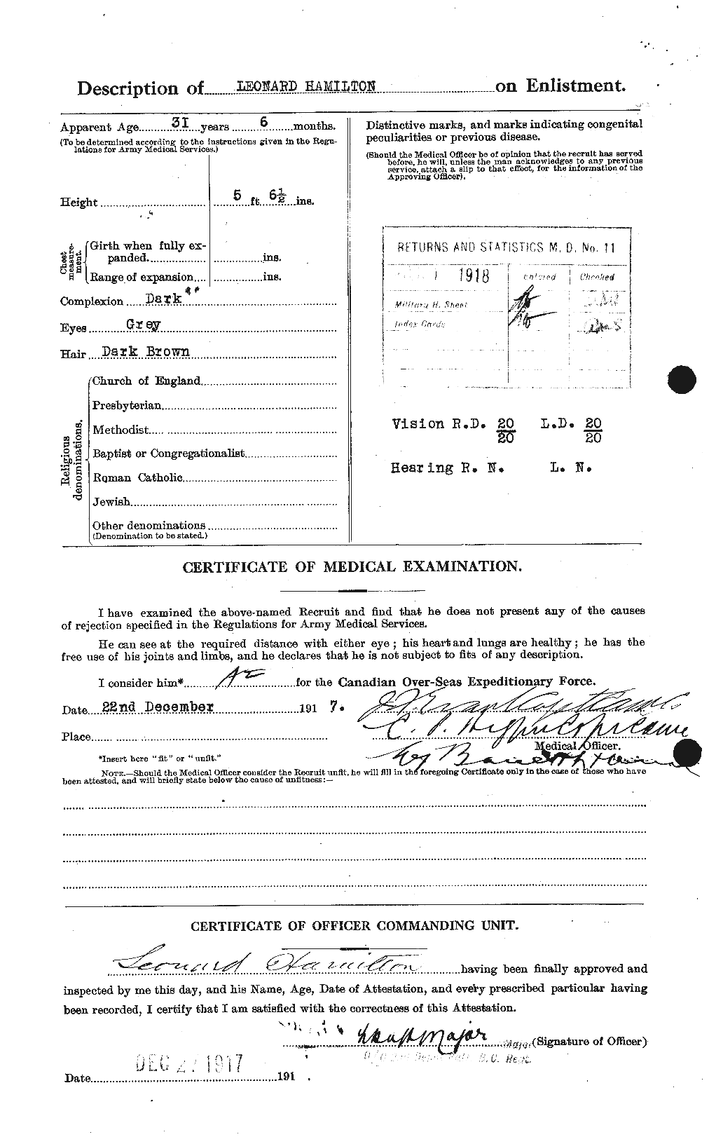 Personnel Records of the First World War - CEF 373162b