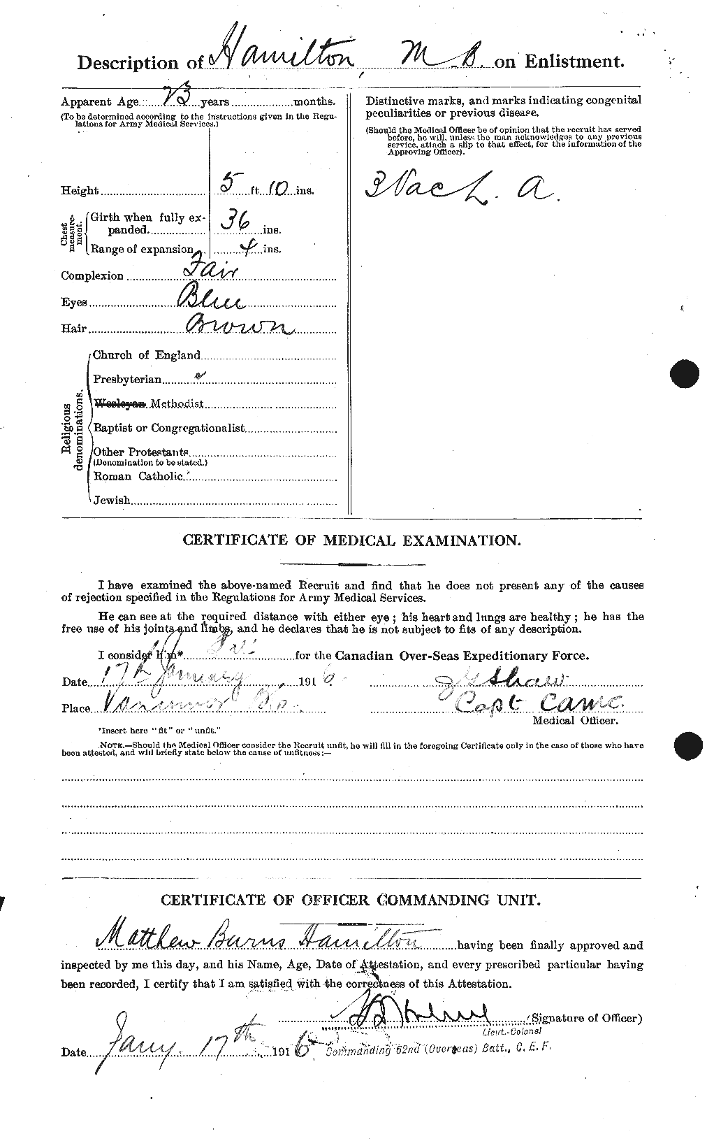 Personnel Records of the First World War - CEF 373177b