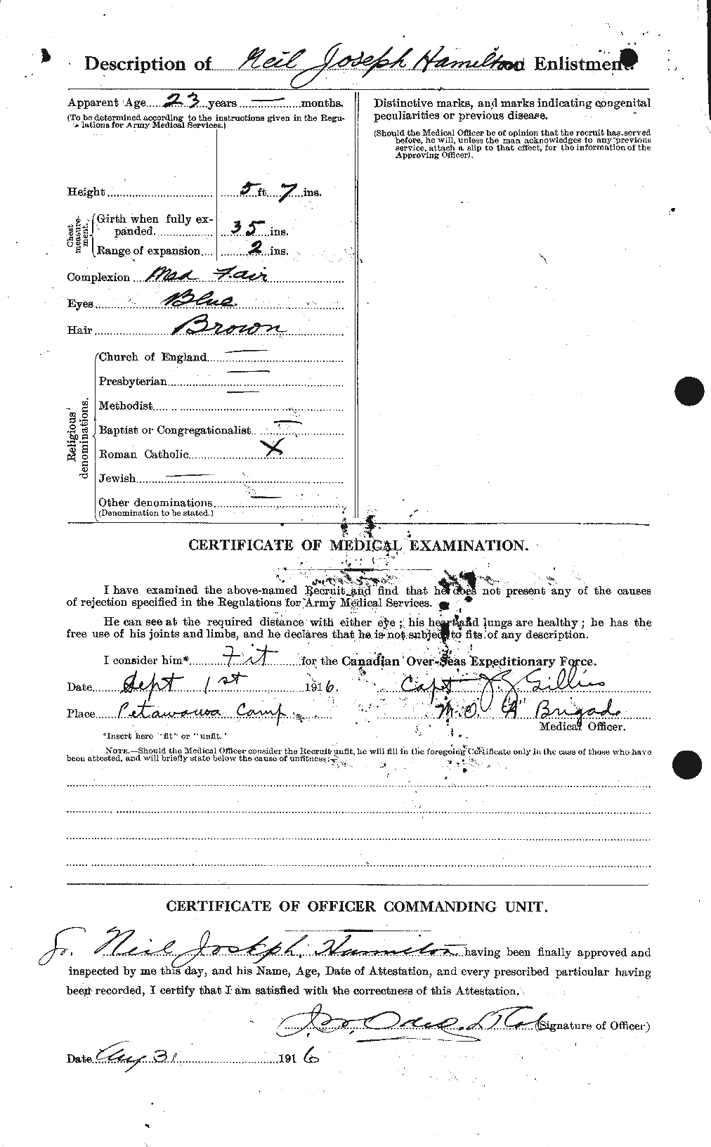 Personnel Records of the First World War - CEF 373192b