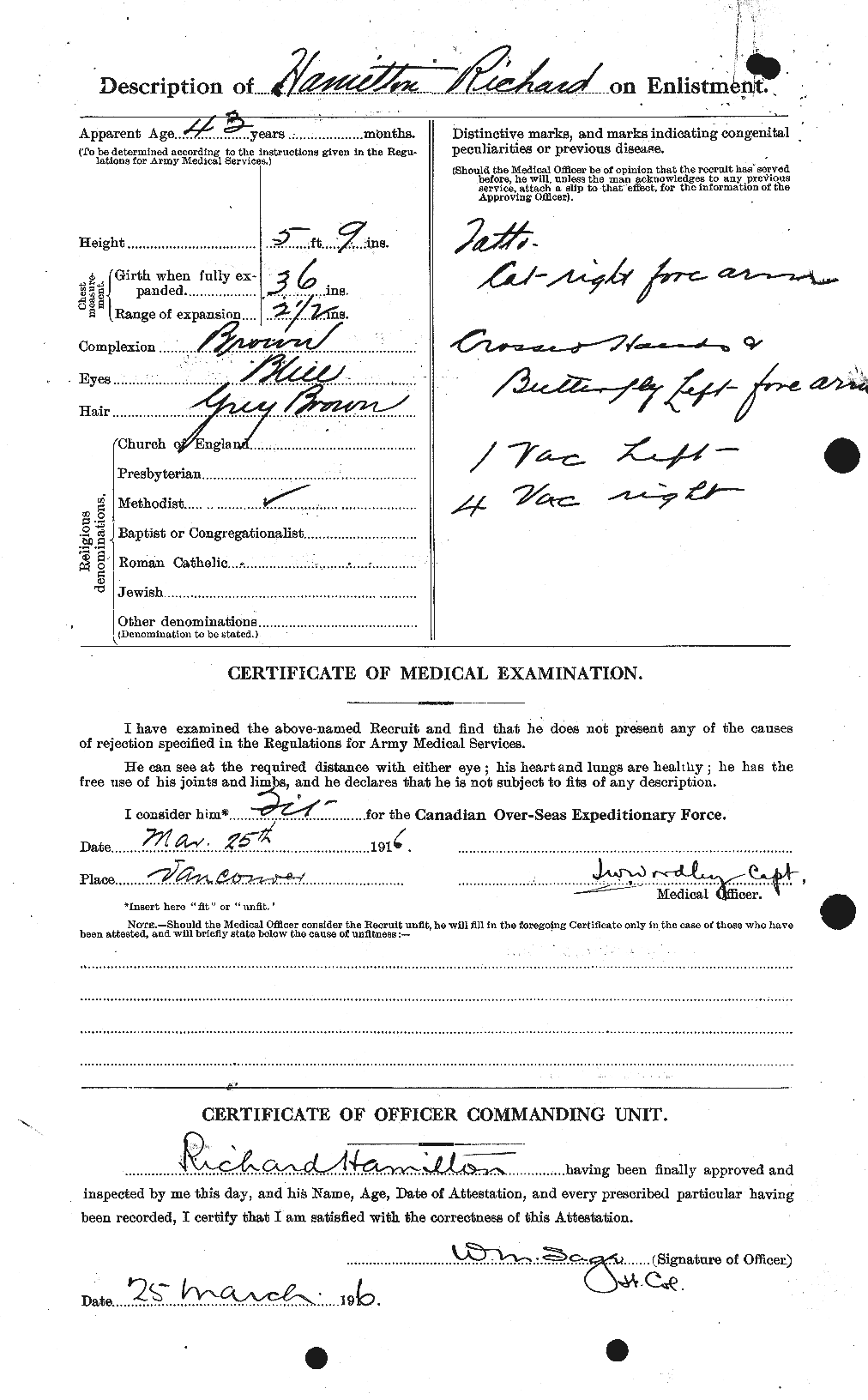 Personnel Records of the First World War - CEF 373216b