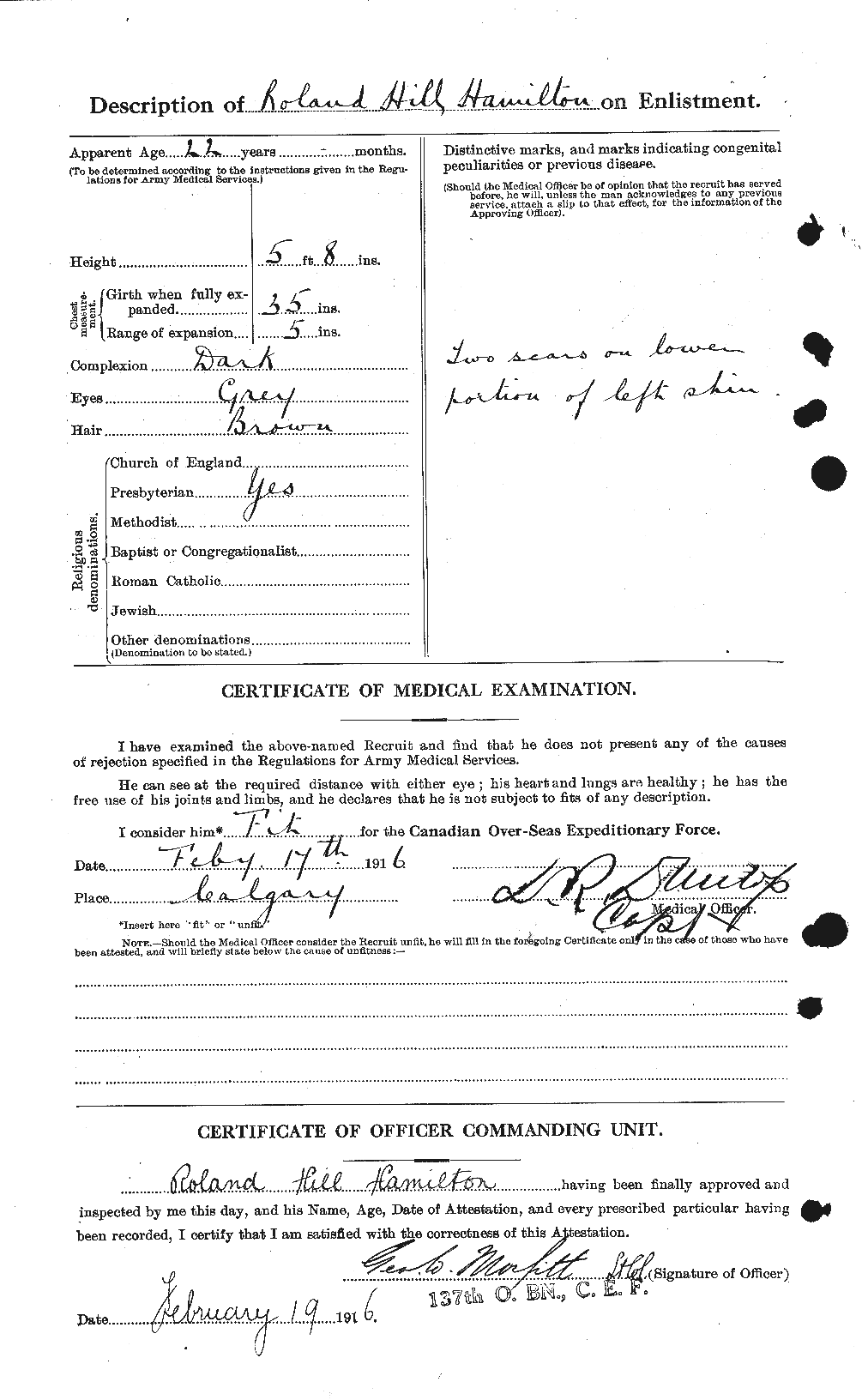 Personnel Records of the First World War - CEF 373282b