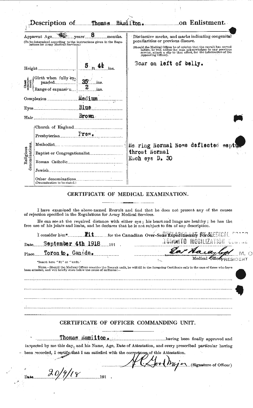 Personnel Records of the First World War - CEF 373334b