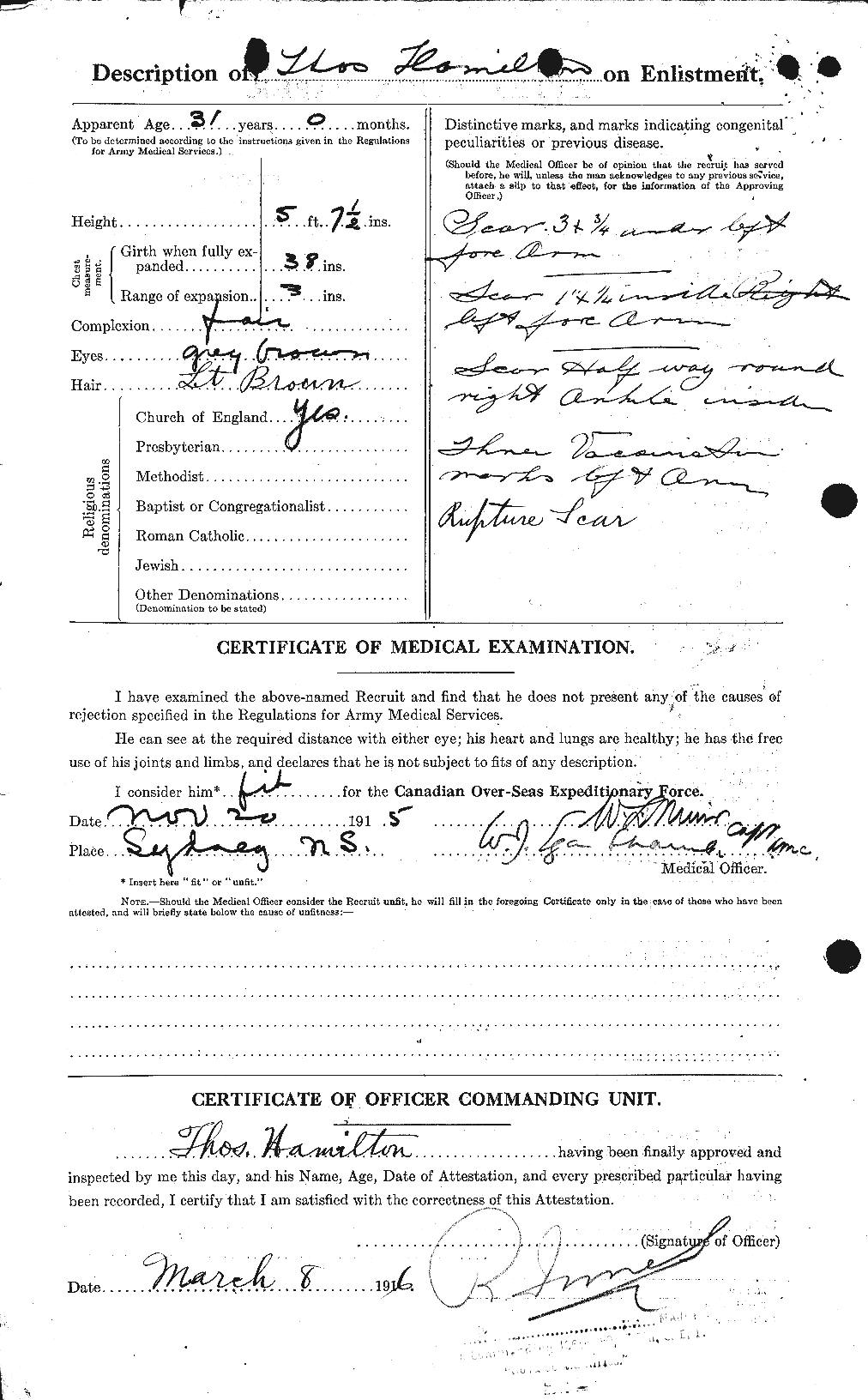 Personnel Records of the First World War - CEF 374789b