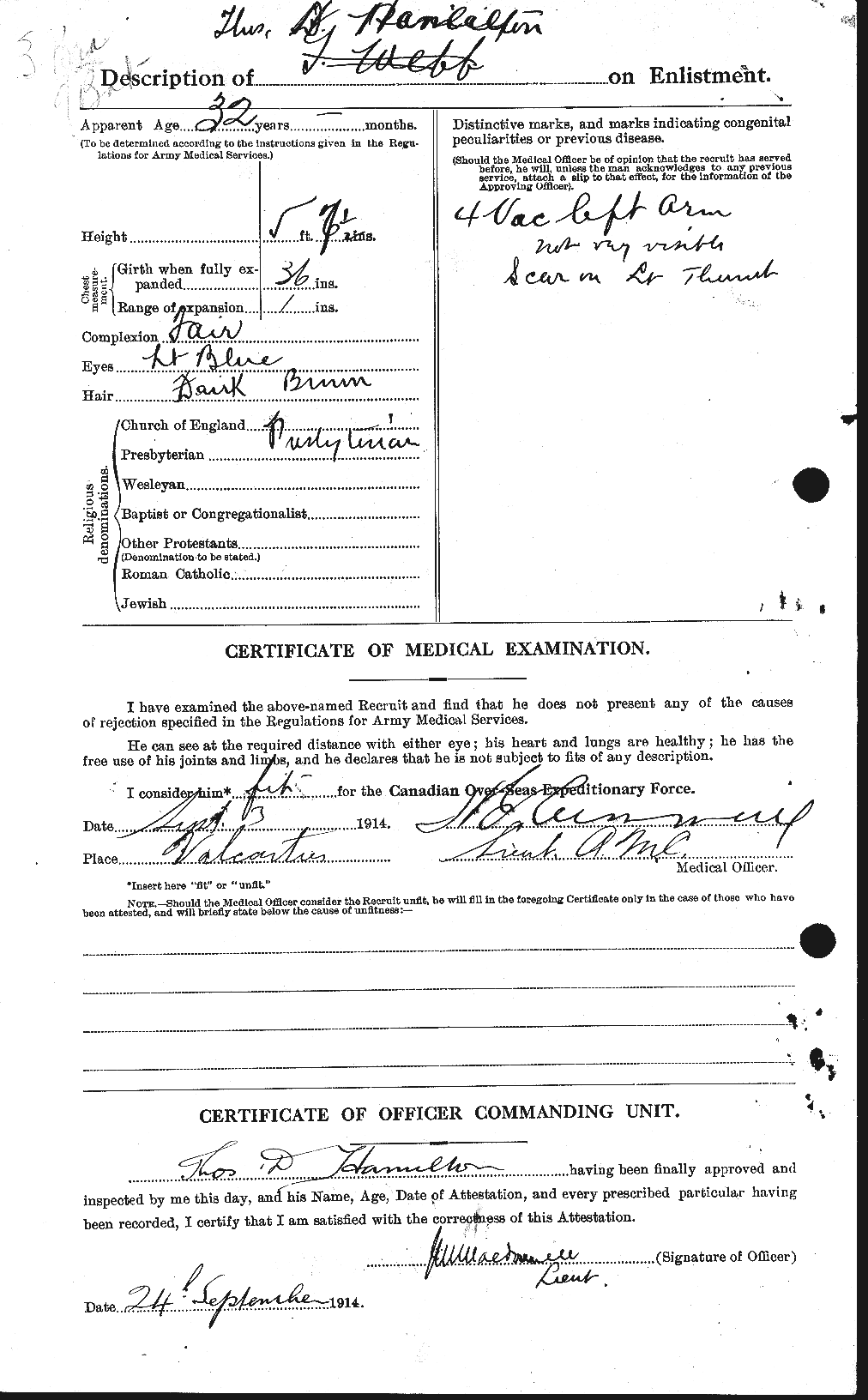 Personnel Records of the First World War - CEF 374794b