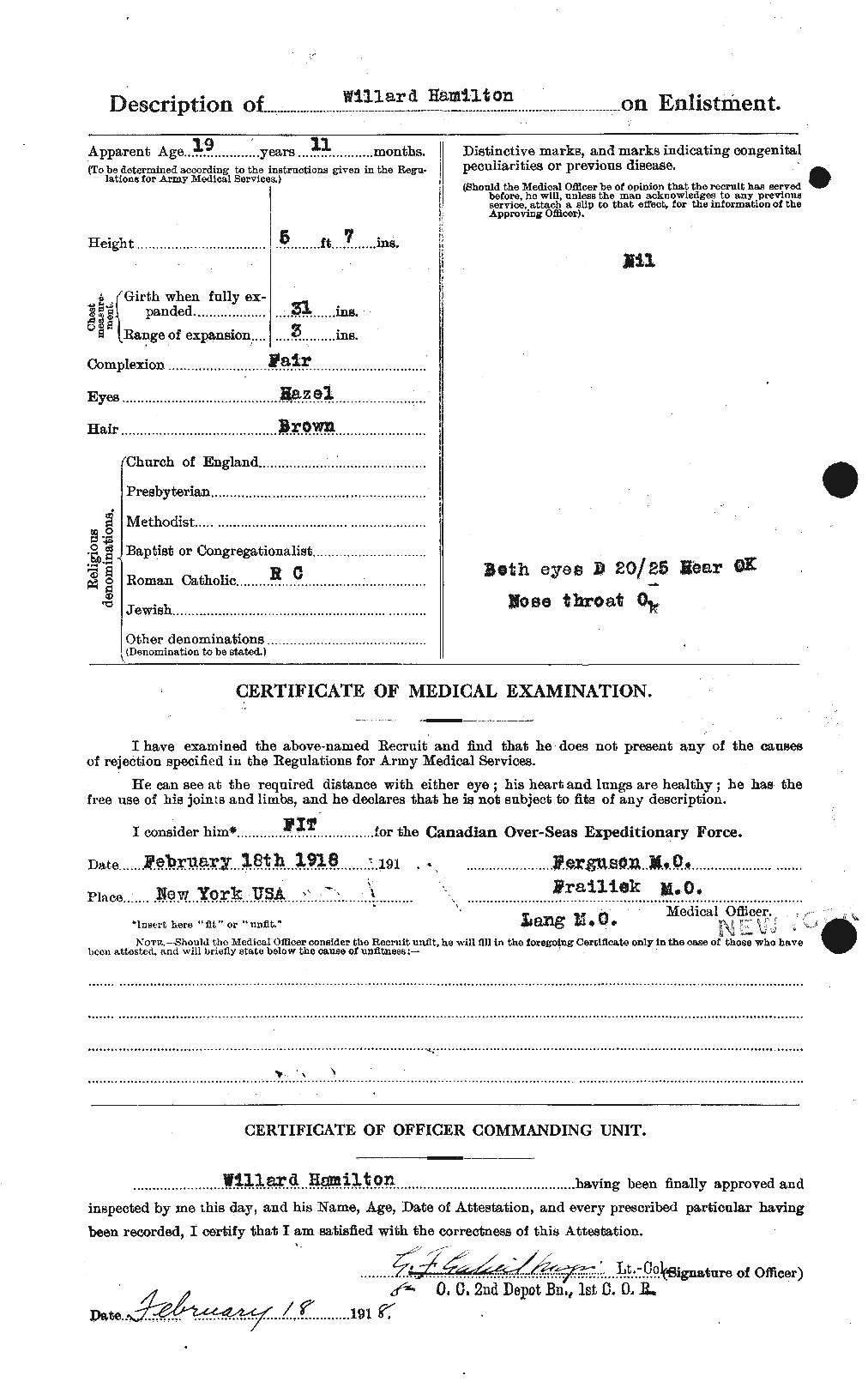 Personnel Records of the First World War - CEF 374830b