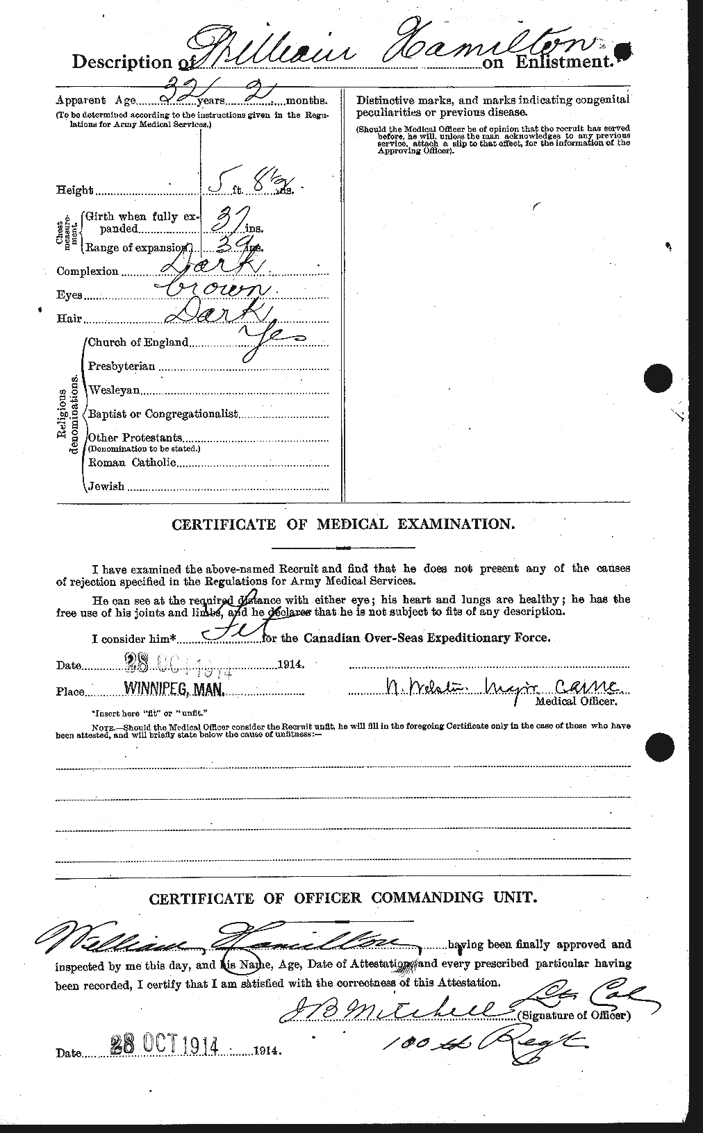 Personnel Records of the First World War - CEF 374862b