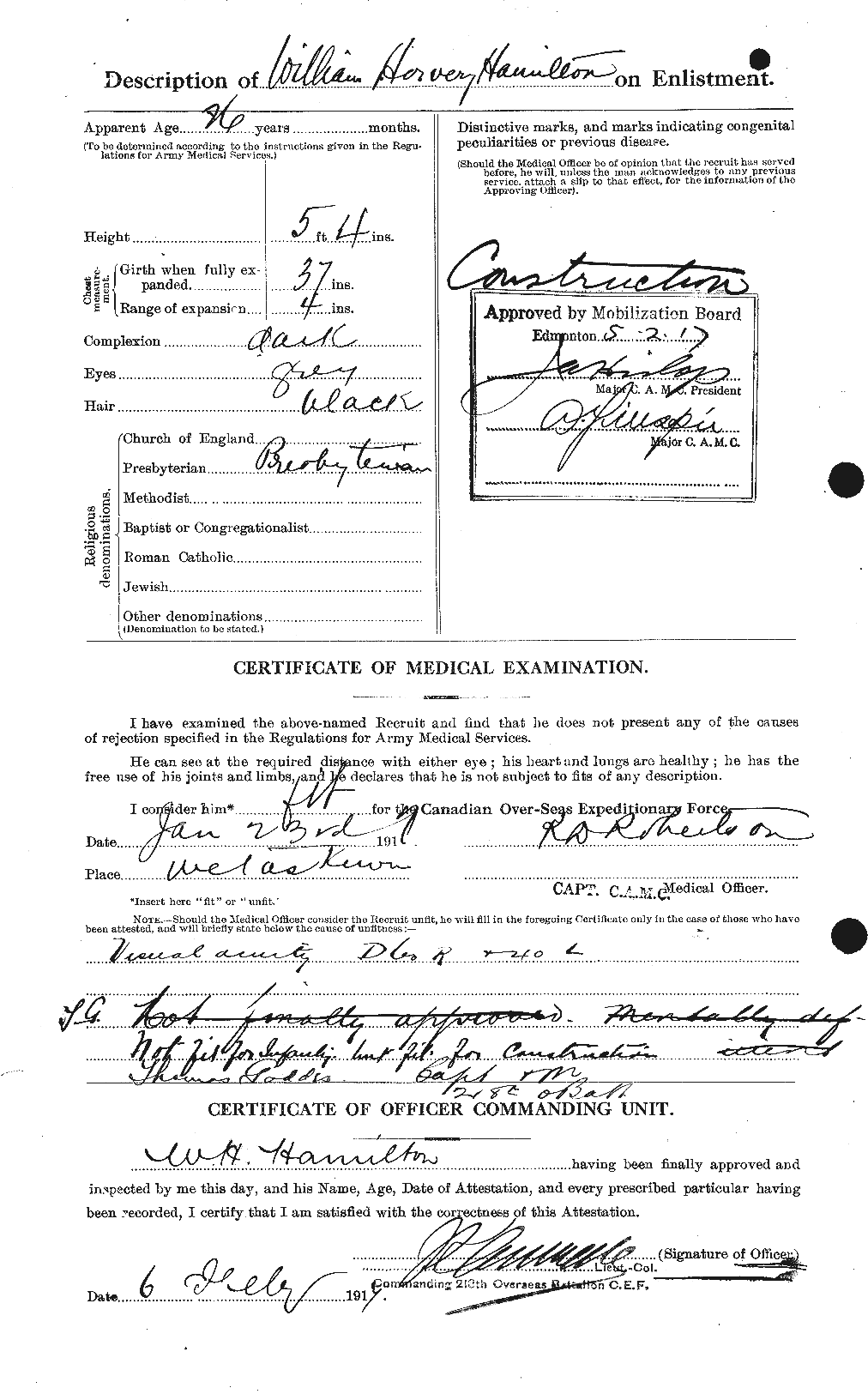 Personnel Records of the First World War - CEF 374897b