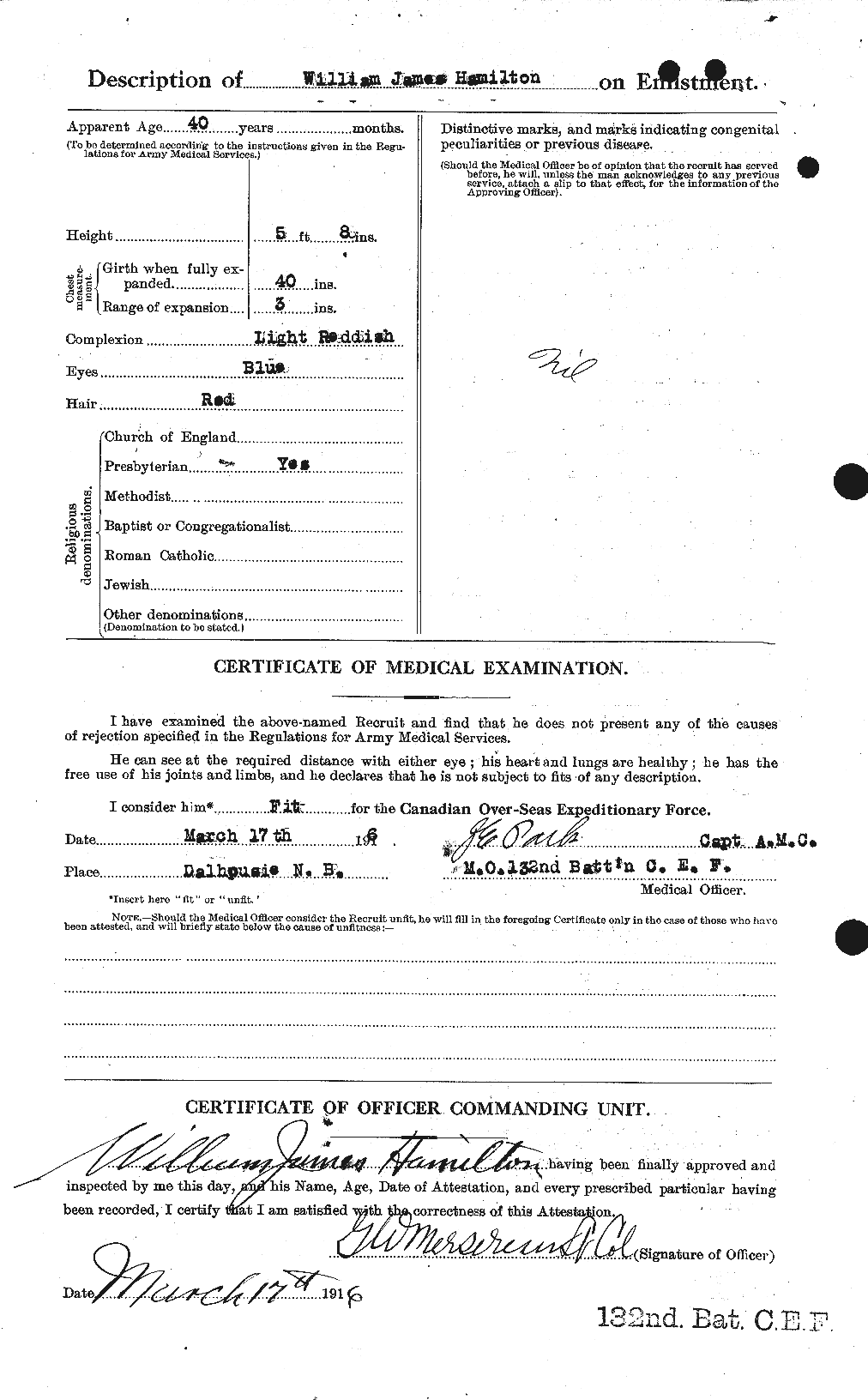 Personnel Records of the First World War - CEF 374903b