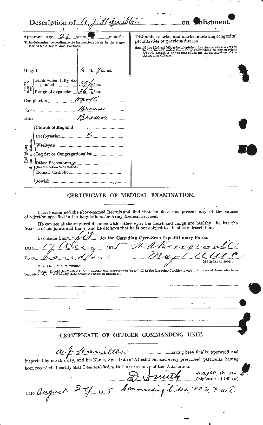 Personnel Records of the First World War - CEF 375177b