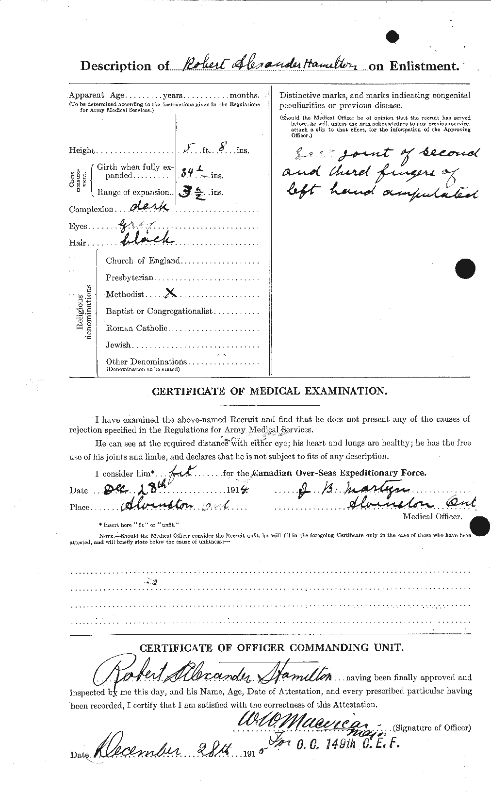 Personnel Records of the First World War - CEF 375209b