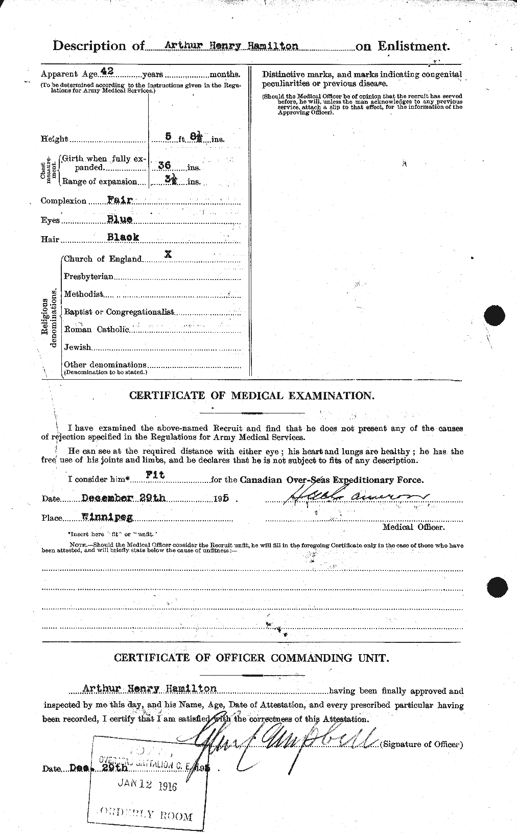 Personnel Records of the First World War - CEF 375251b