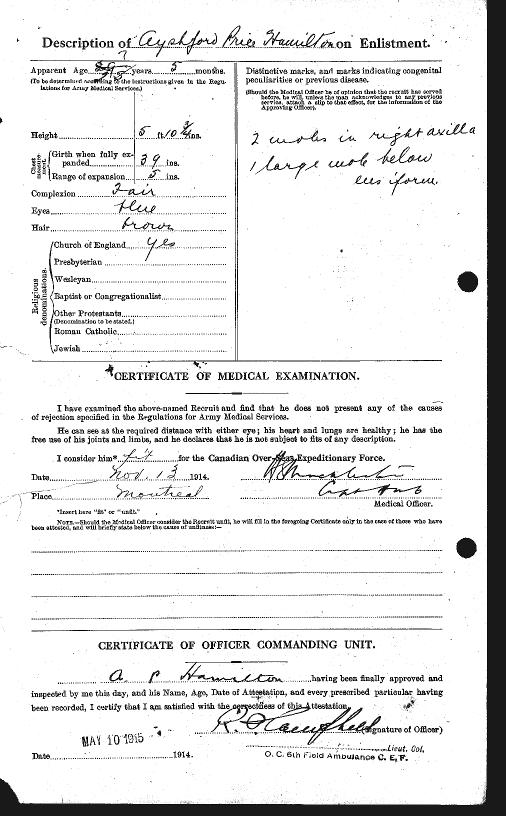 Personnel Records of the First World War - CEF 375258b