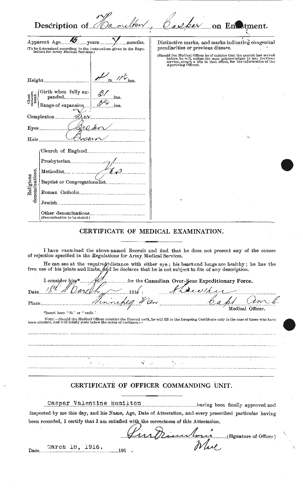 Personnel Records of the First World War - CEF 375284b