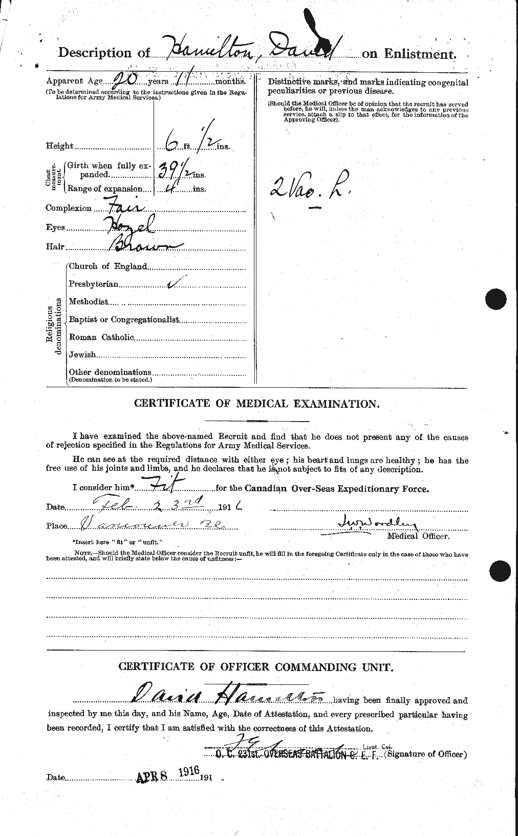 Personnel Records of the First World War - CEF 375338b