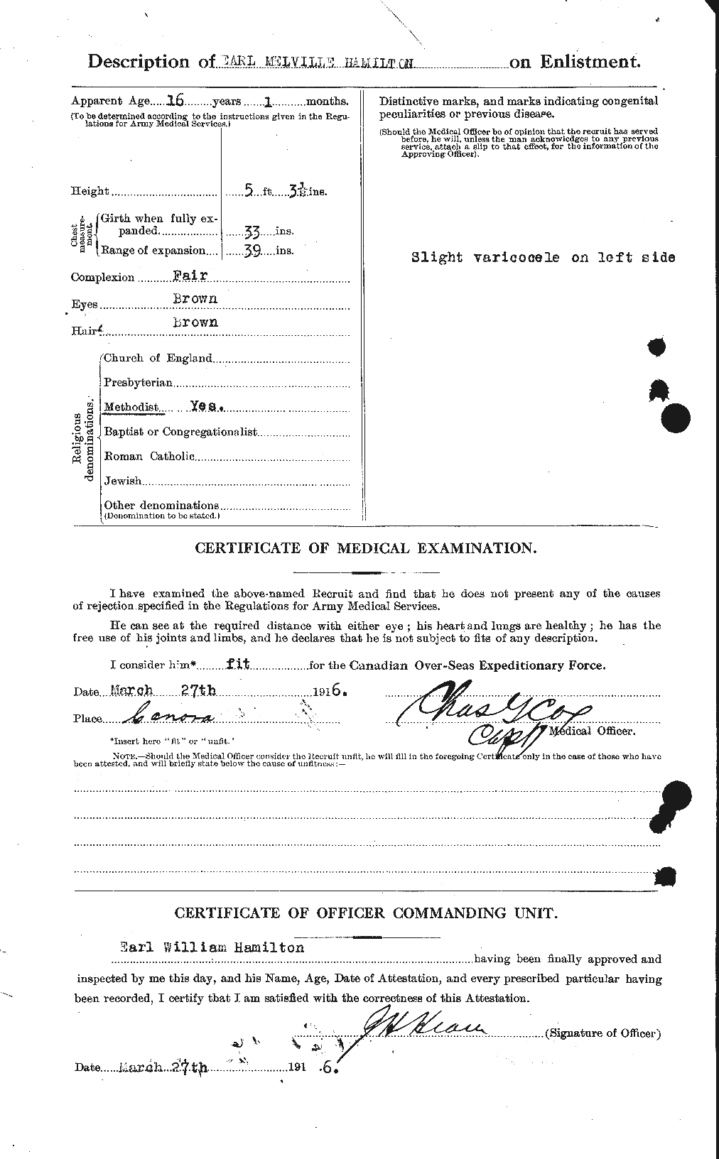 Personnel Records of the First World War - CEF 375369b