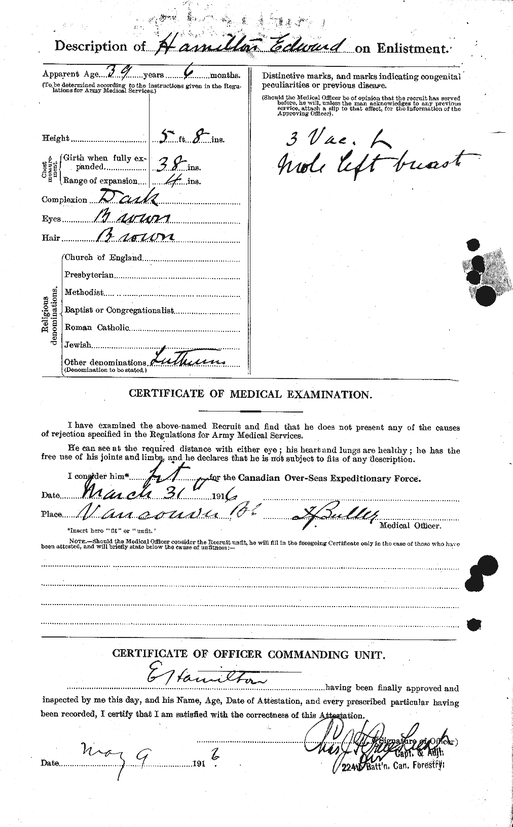 Personnel Records of the First World War - CEF 375375b