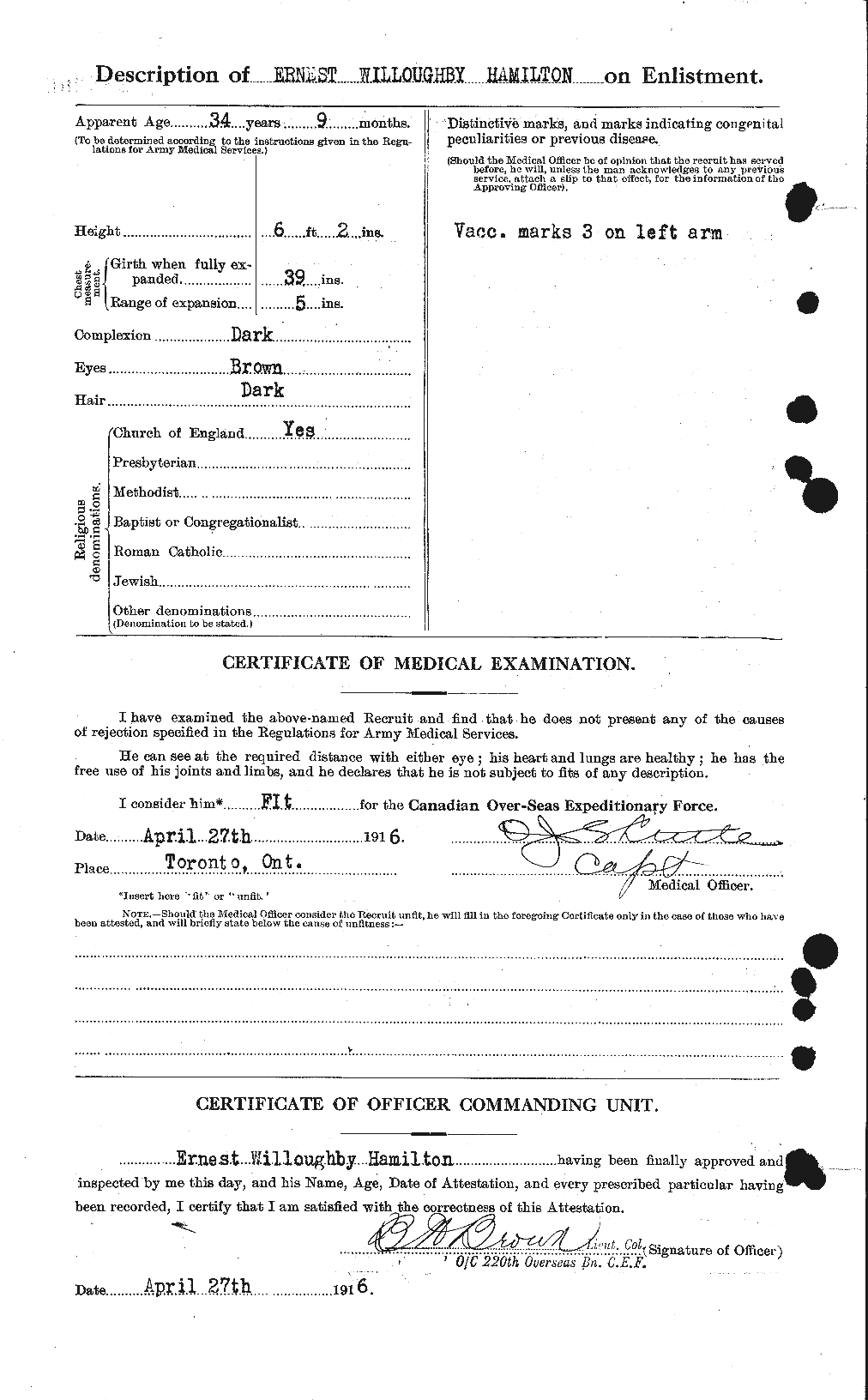 Personnel Records of the First World War - CEF 375391b