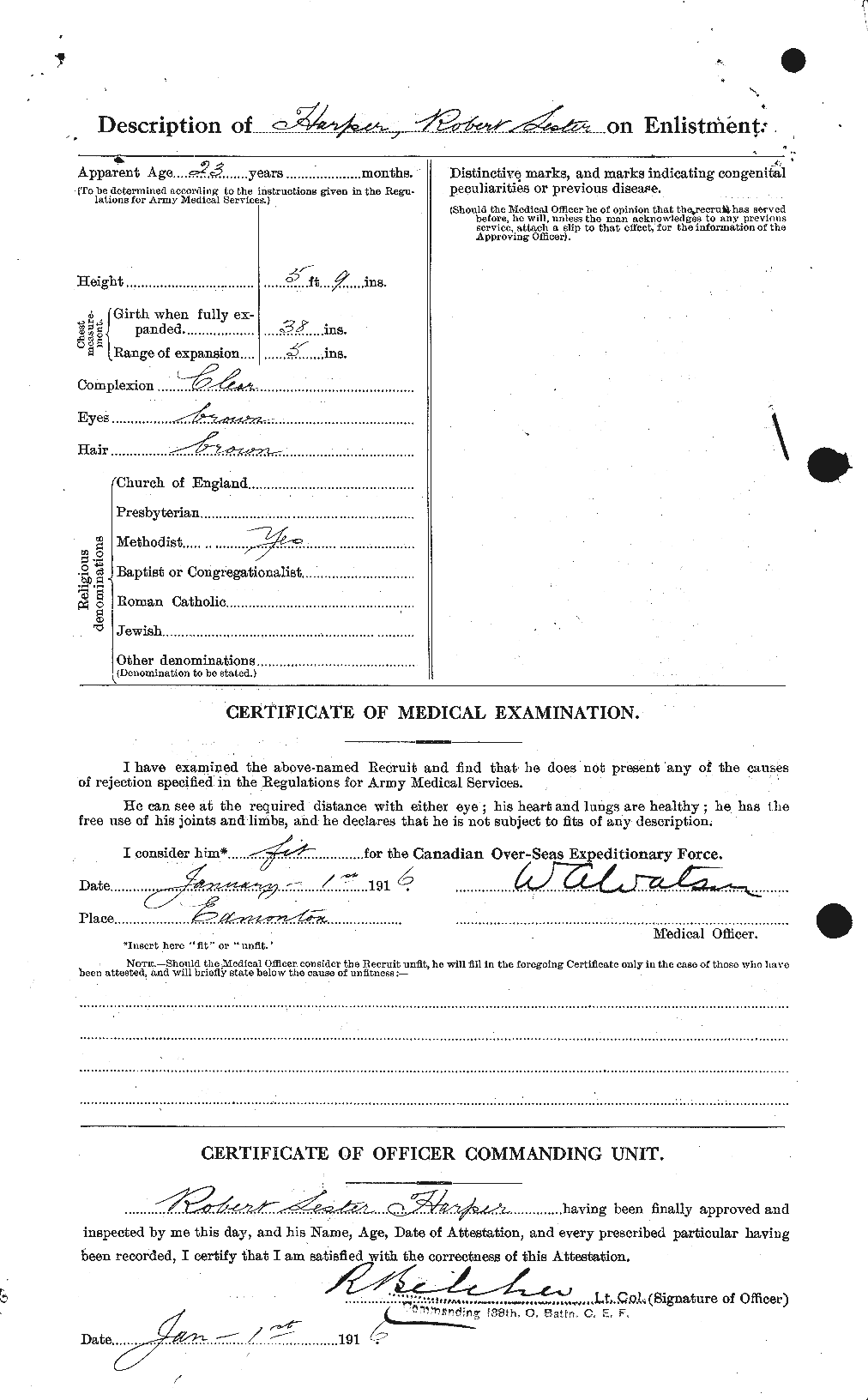 Personnel Records of the First World War - CEF 375439b