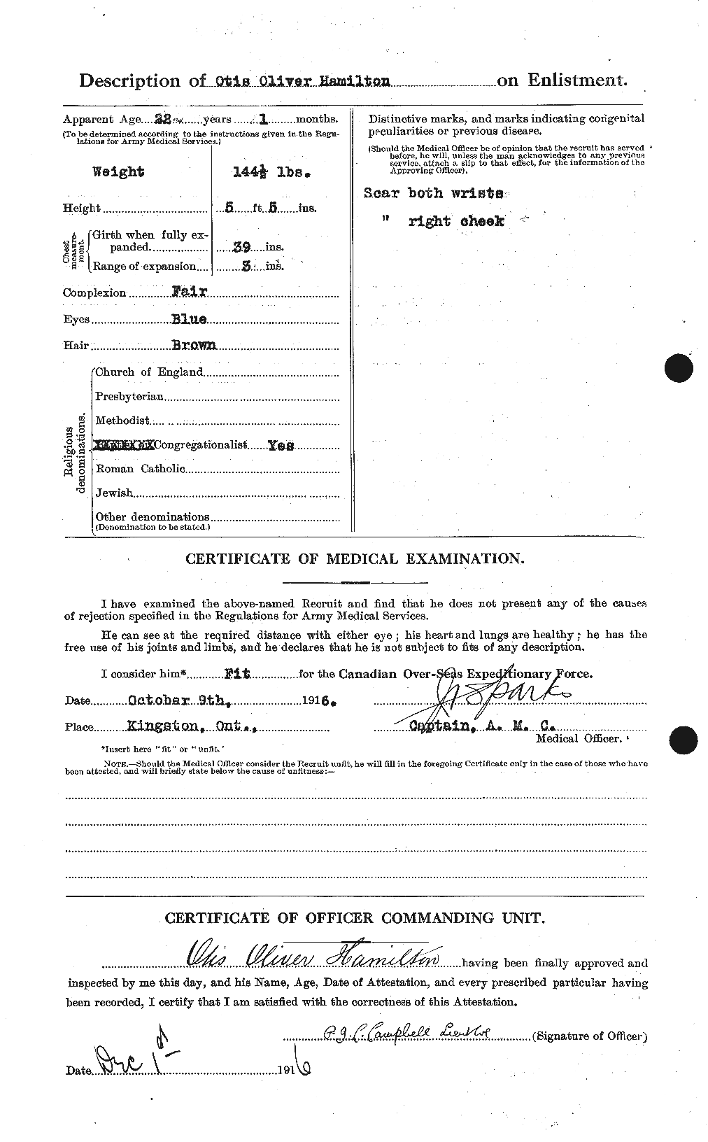 Personnel Records of the First World War - CEF 376534b