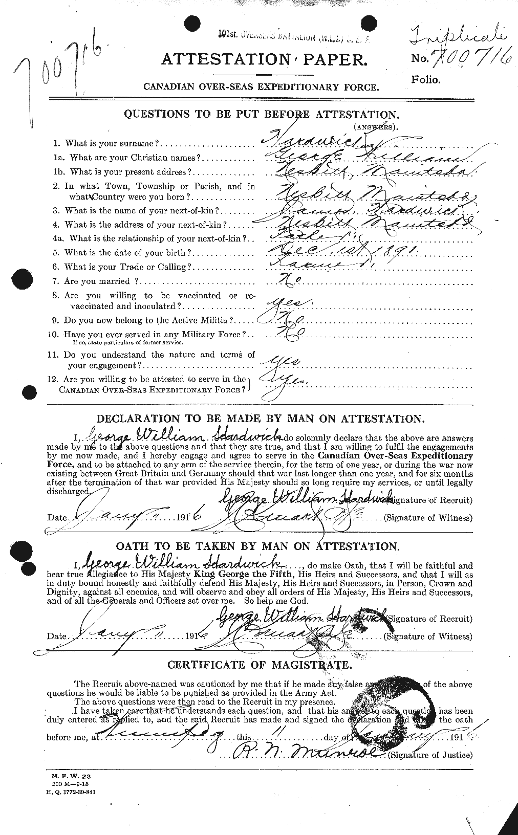 Personnel Records of the First World War - CEF 376553a