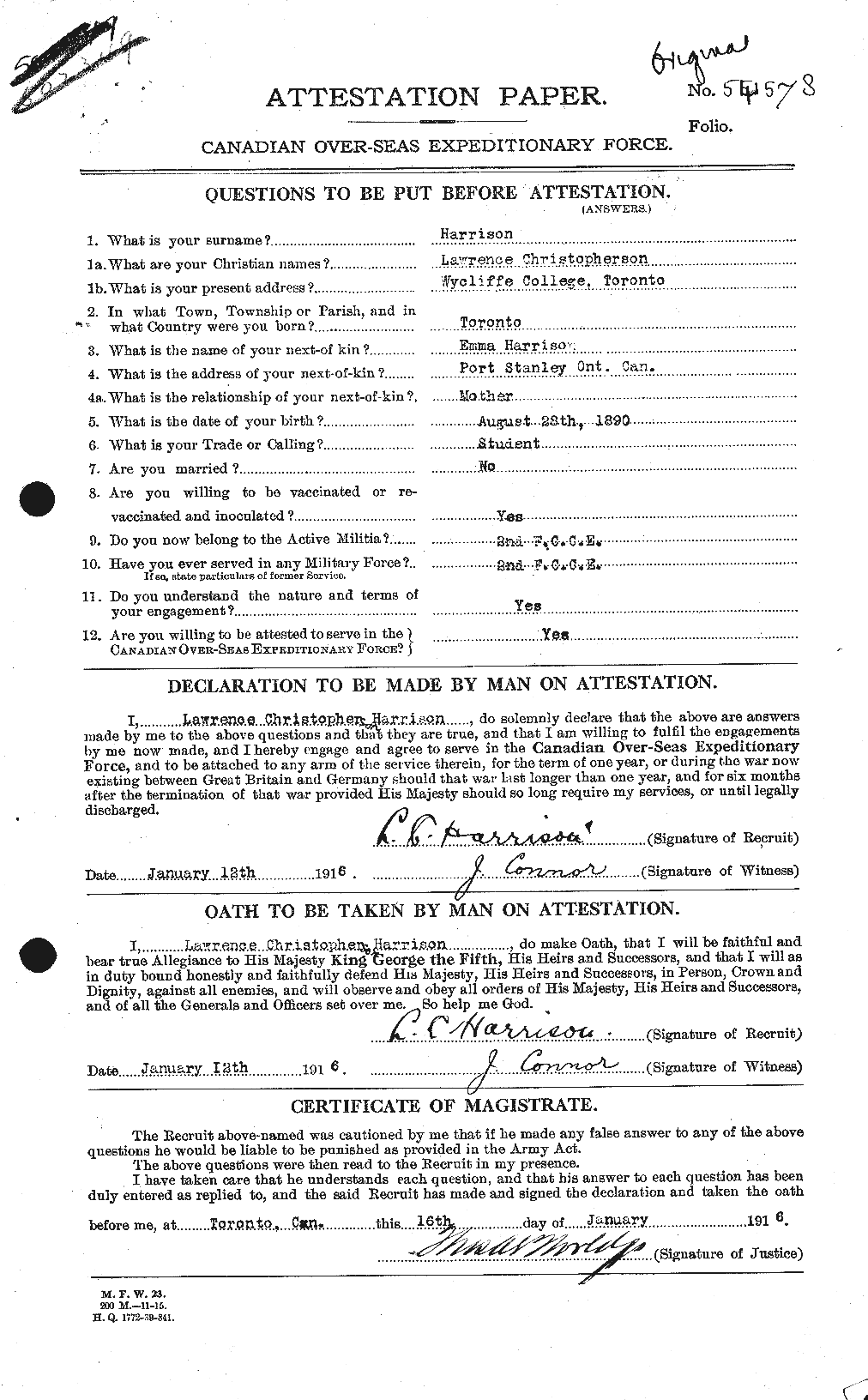 Personnel Records of the First World War - CEF 377559a