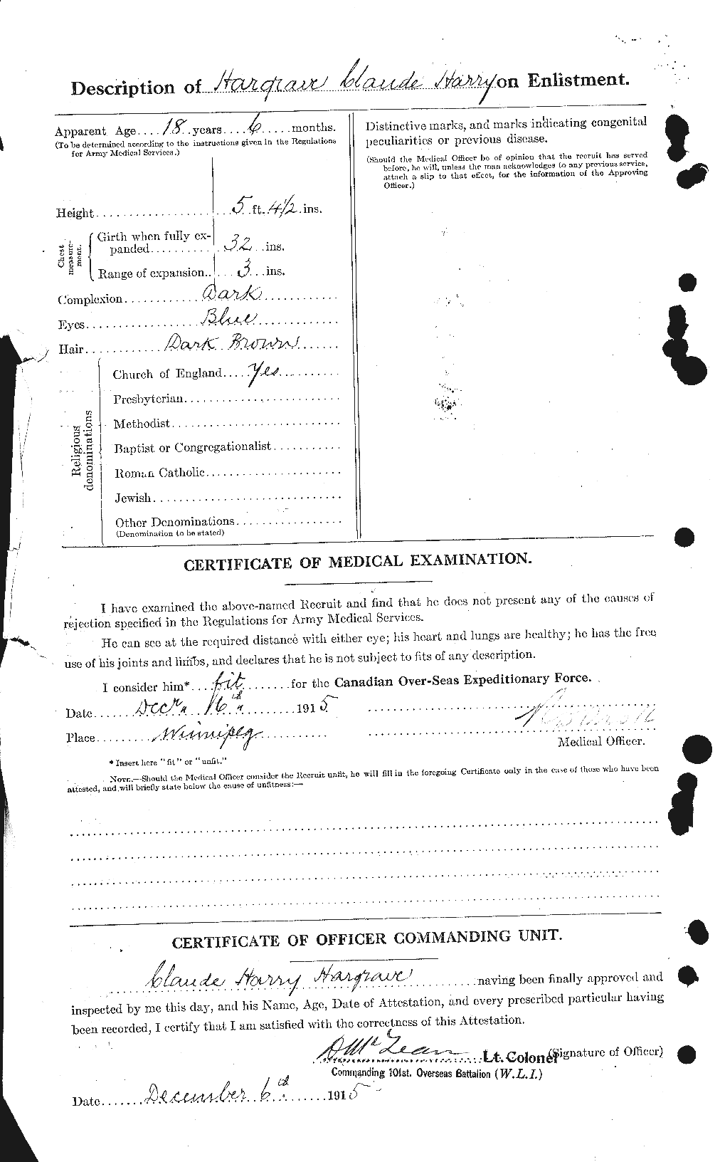 Personnel Records of the First World War - CEF 378027b