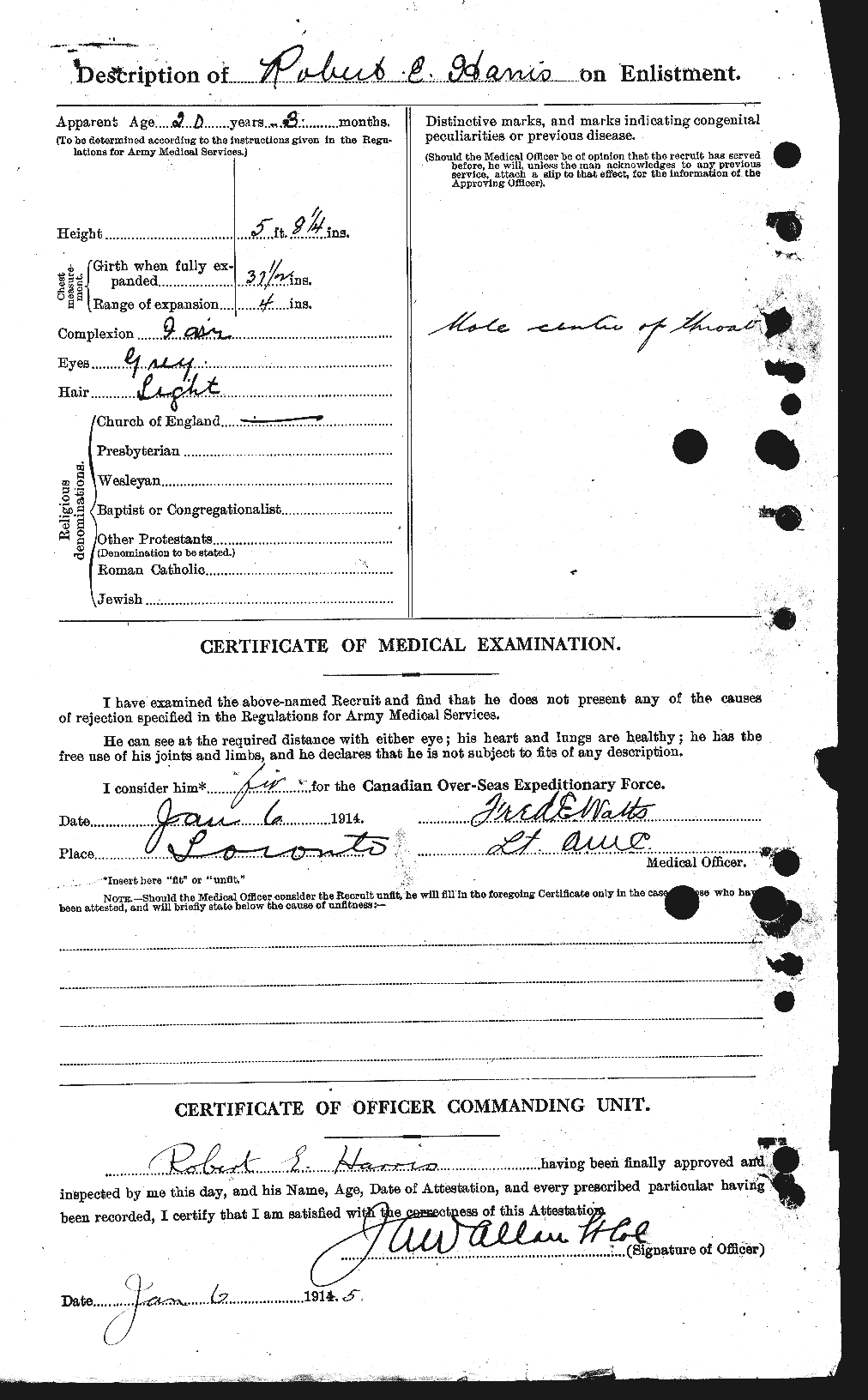 Personnel Records of the First World War - CEF 378153b