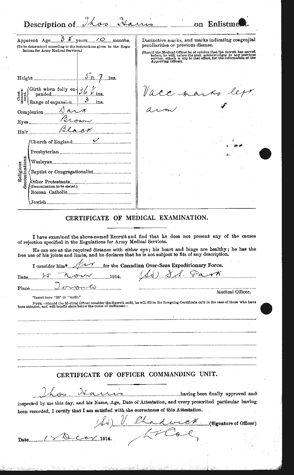 Personnel Records of the First World War - CEF 378233b