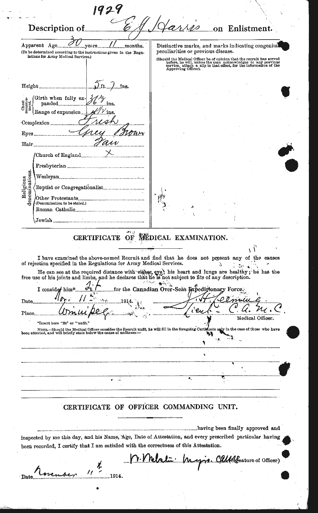 Personnel Records of the First World War - CEF 379275b