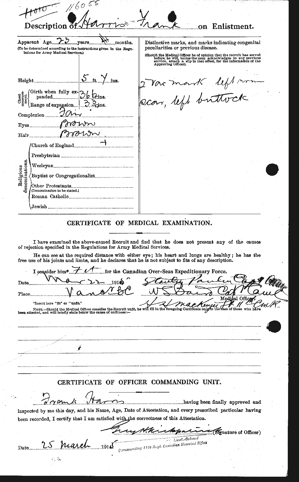 Personnel Records of the First World War - CEF 379318b