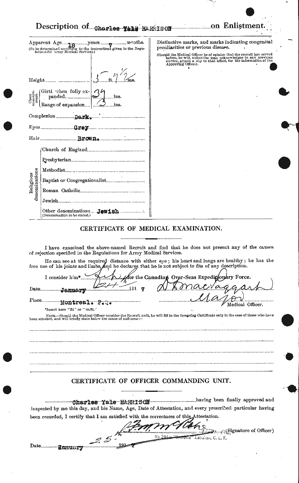 Personnel Records of the First World War - CEF 380290b