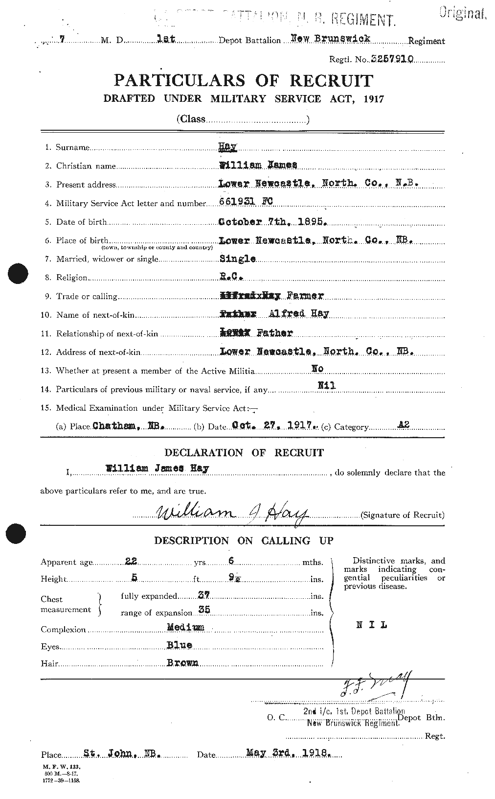 Personnel Records of the First World War - CEF 382761a