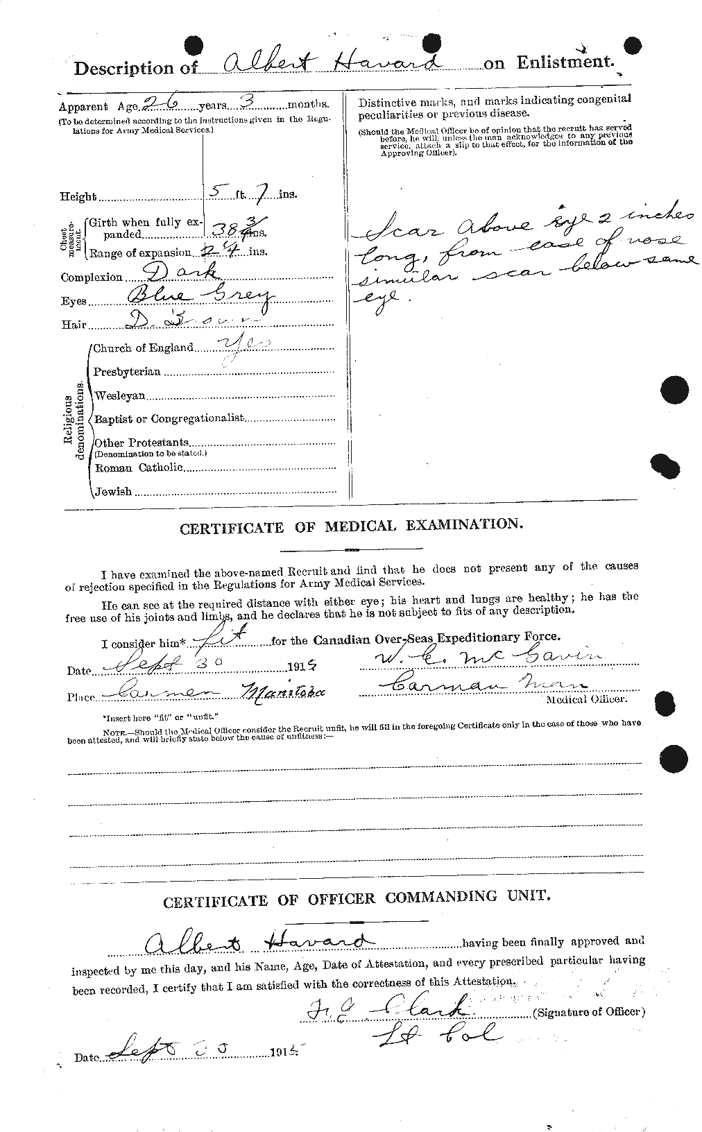 Personnel Records of the First World War - CEF 383240b