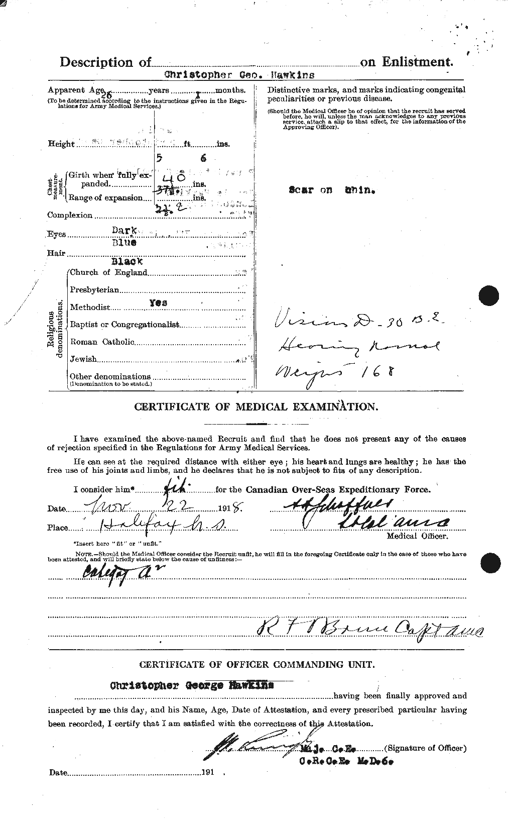 Personnel Records of the First World War - CEF 384660b