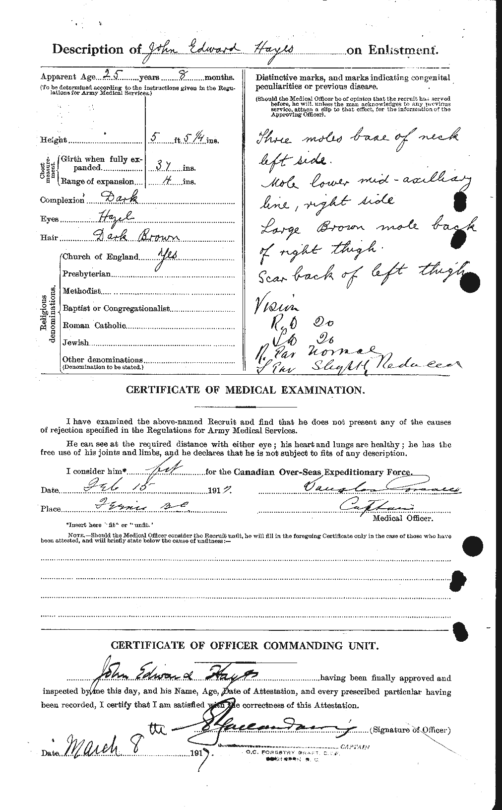 Personnel Records of the First World War - CEF 385572b