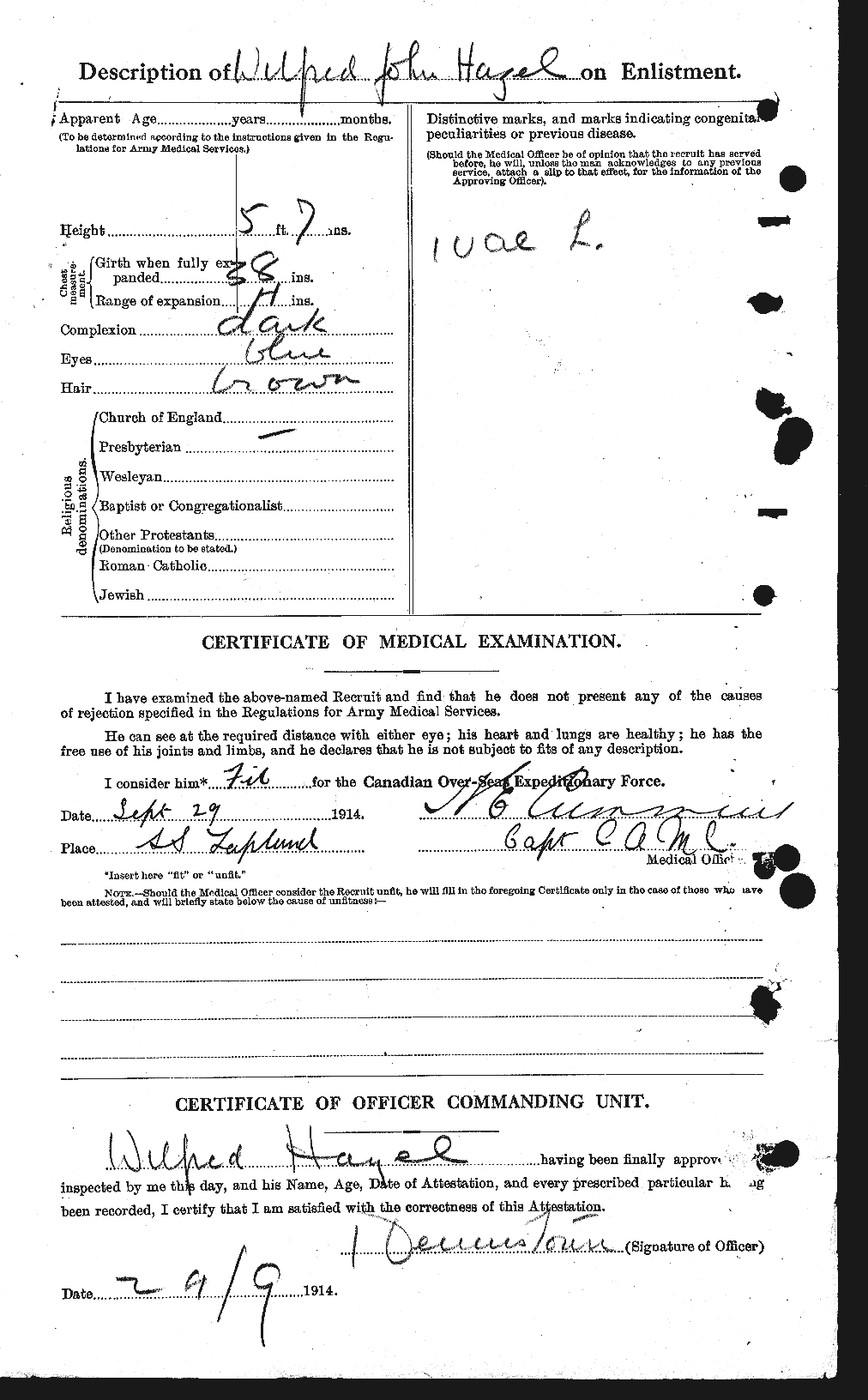 Personnel Records of the First World War - CEF 386051b