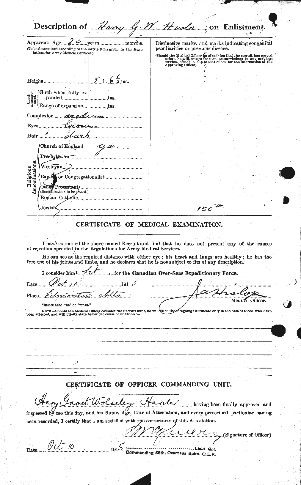 Personnel Records of the First World War - CEF 386897b