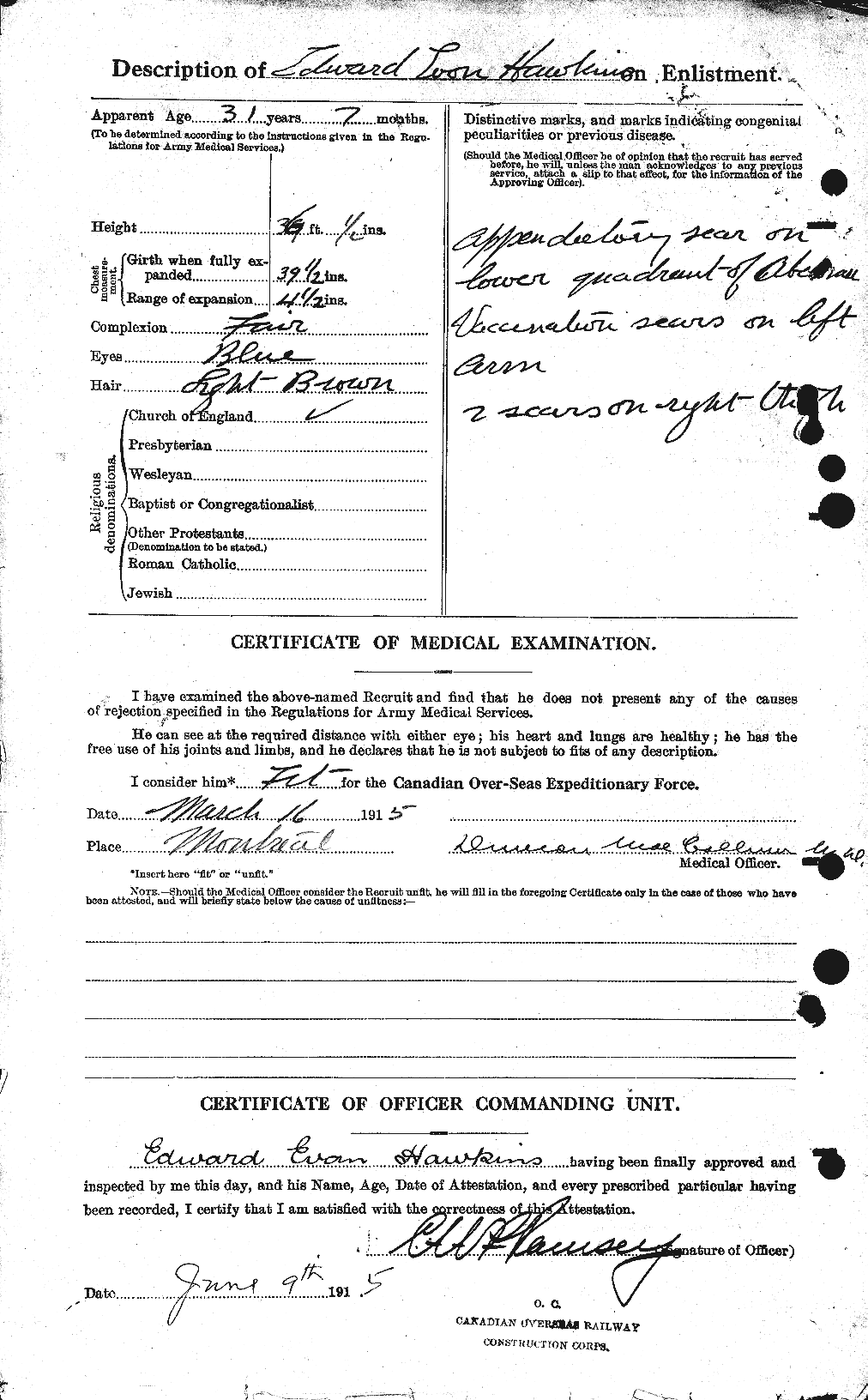 Personnel Records of the First World War - CEF 387074b