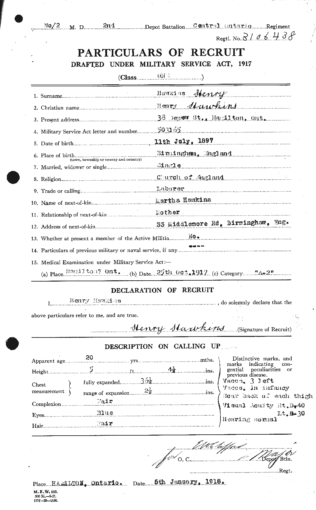 Personnel Records of the First World War - CEF 387142a