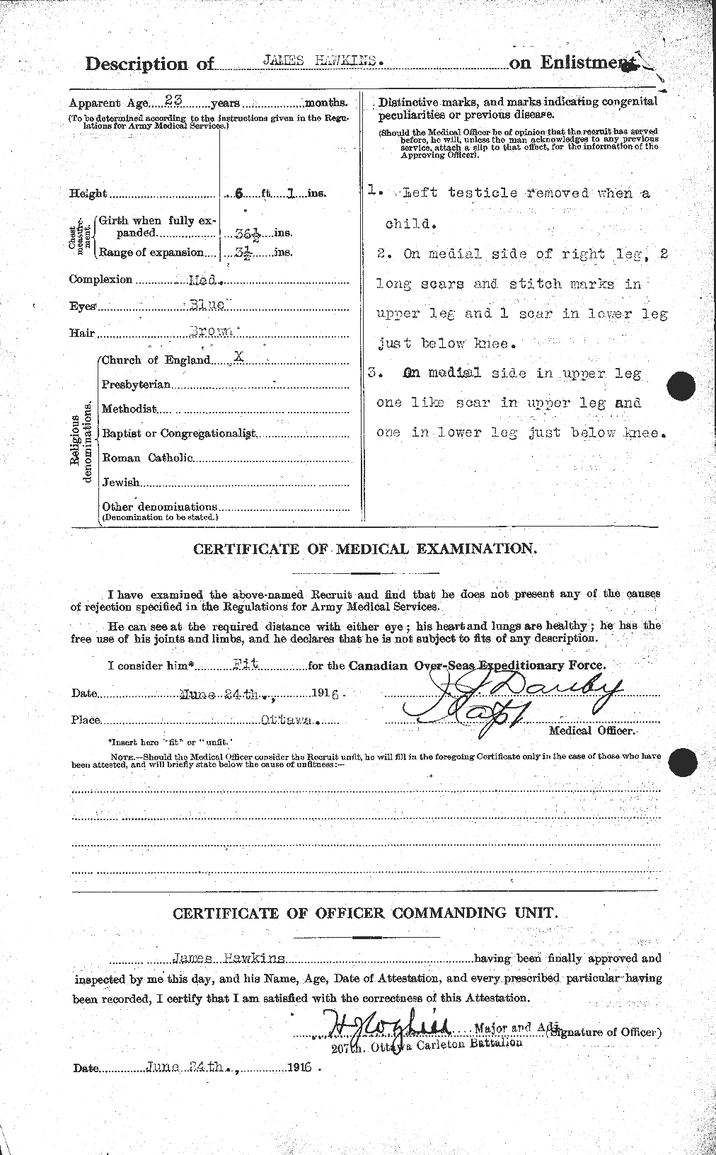 Personnel Records of the First World War - CEF 387166b
