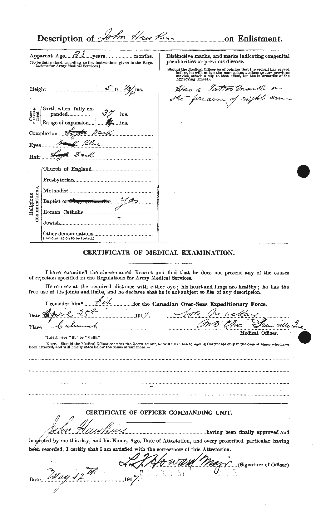Personnel Records of the First World War - CEF 387194b