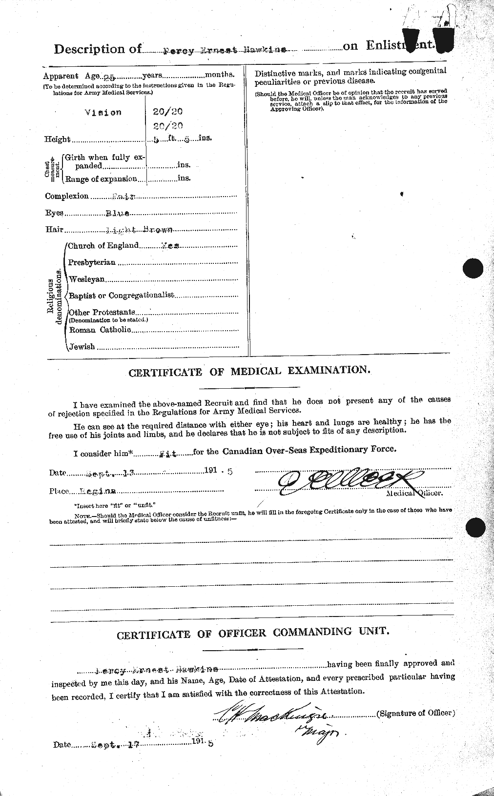 Personnel Records of the First World War - CEF 387216b