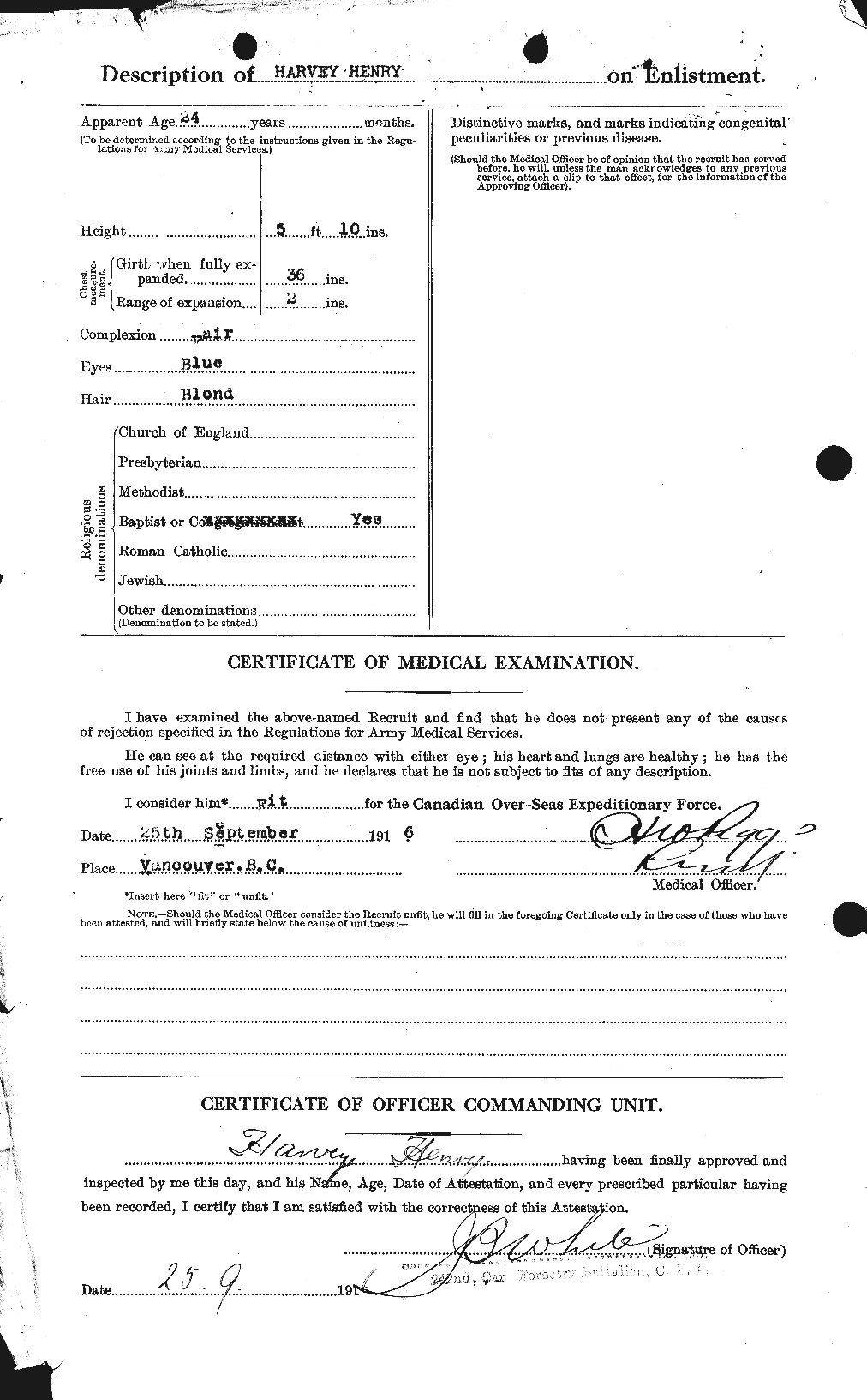 Personnel Records of the First World War - CEF 387564b