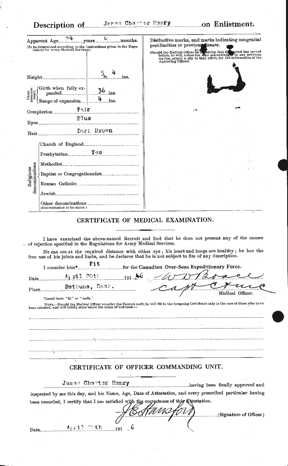 Personnel Records of the First World War - CEF 387594b