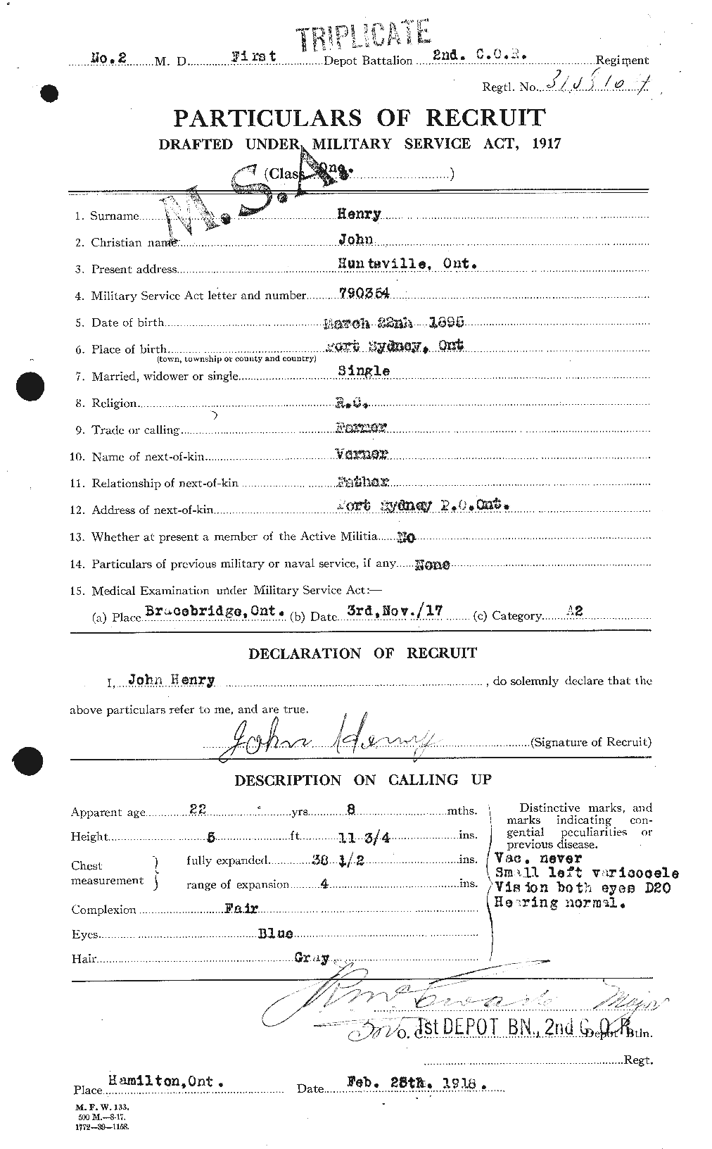 Personnel Records of the First World War - CEF 387607a