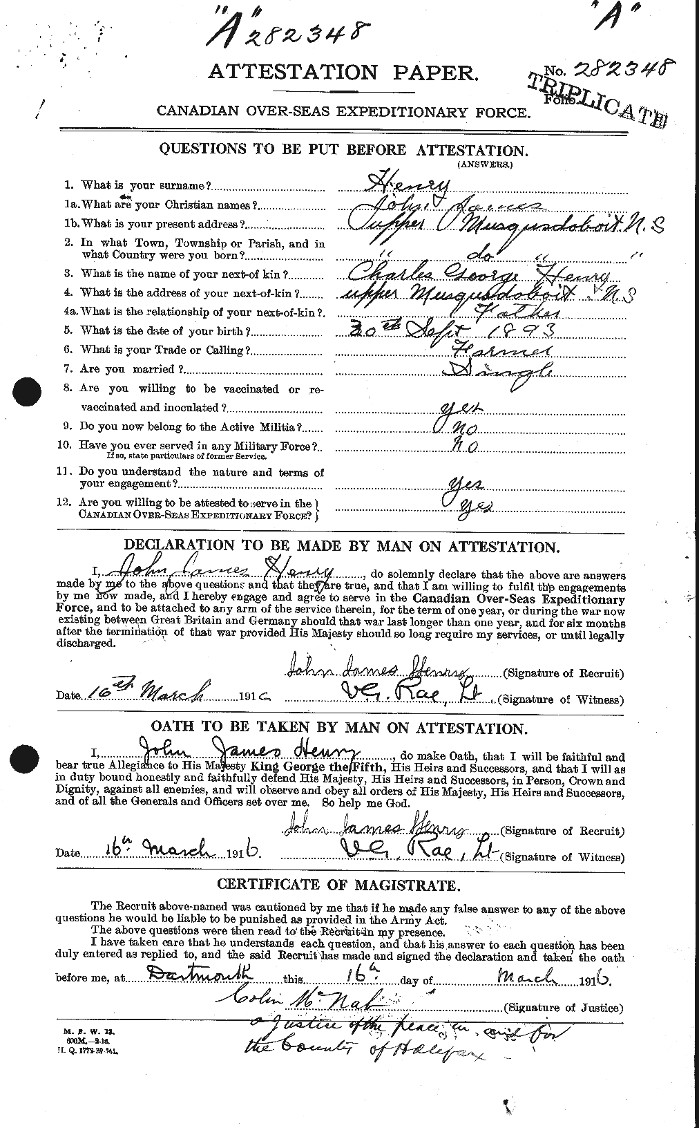 Personnel Records of the First World War - CEF 387628a