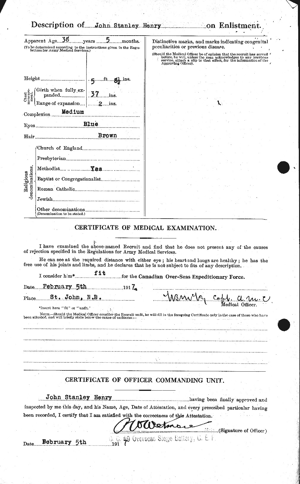 Personnel Records of the First World War - CEF 387632b