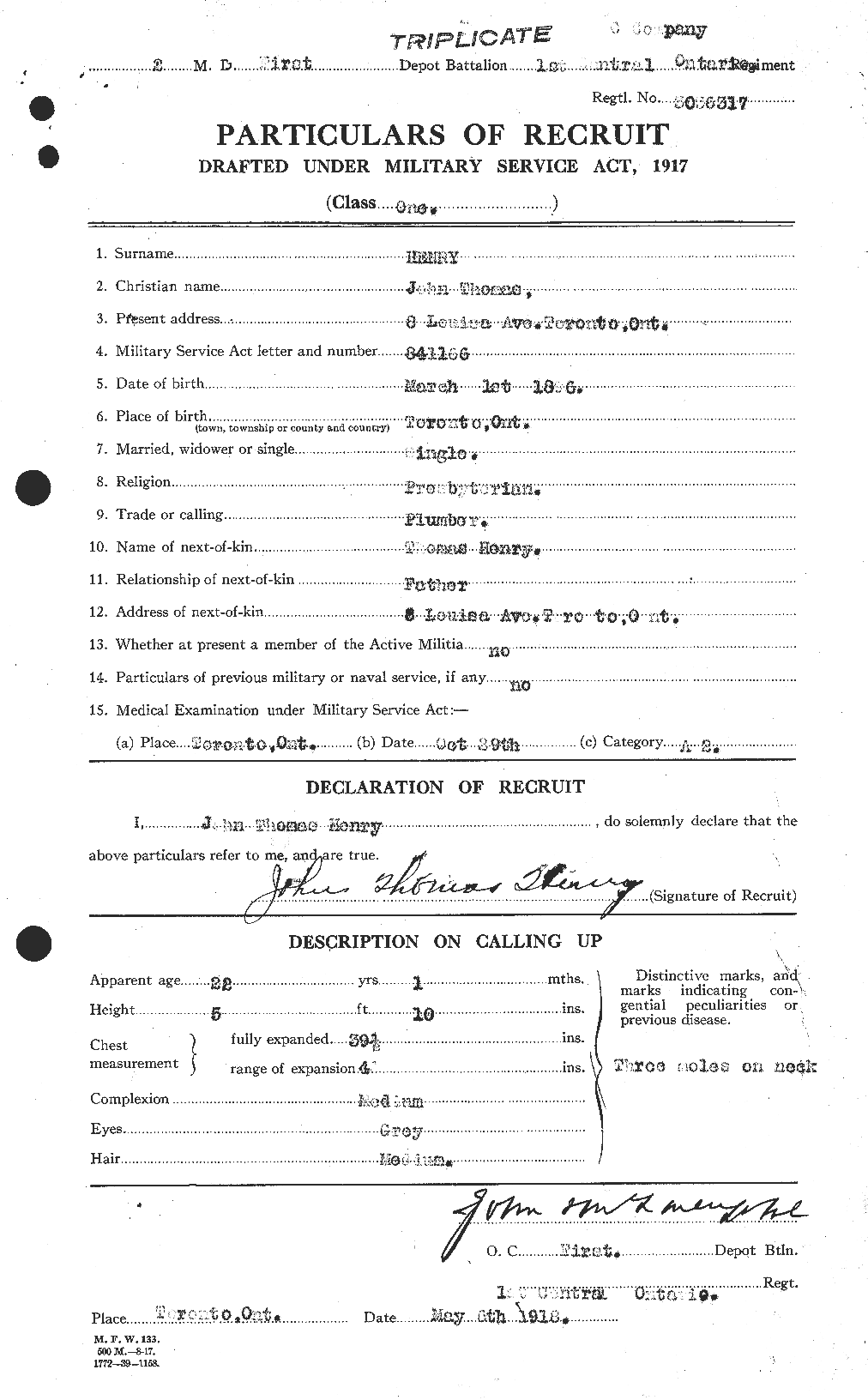Personnel Records of the First World War - CEF 387634a